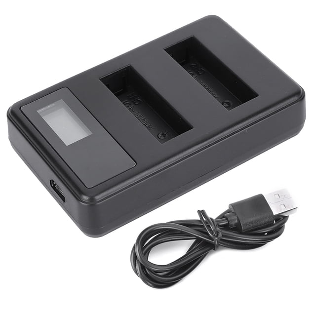 Battery Charger Camera Battery Charger Dual Battery Charger Battery Charger With Lcd Battery Charger For 4 SEIVI AHDBT-401 Actions Camera Dual Slot Battery Charger With