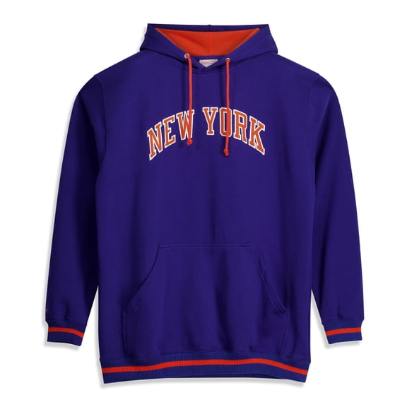 Men's Mitchell & Ness Blue New York Knicks Hardwood Classics Big & Tall Hoodie