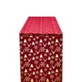 thumbnail image 2 of PEONAVET Table Chemin Couverture de Table de Noël Cerf Tissu Velours Chaud Polyester Drapeau de Table Année Imprimé Noël Rassemblement Drapeau de Table, 2 of 6