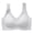 Blue, variant on Women Solid Wireless Jelly Bra, Scalloped Neck Breathable Support Daily Underwear