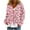 Pink ②, variant on Dvprdro Christmas Sweaters for Women Plushy Button Front Holiday Sweater Soft Fuzzy Knit Long Sleeve Cable Knit Festive Coat