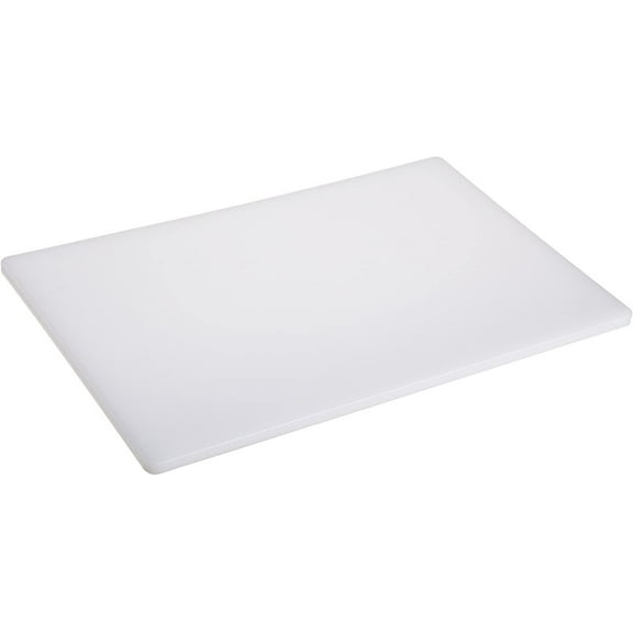 Plastic Cutting Board 15x20 3/4" Thick White, NSF Approved Commercial Use