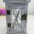 thumbnail image 4 of Mnhhatv Wooden Lantern Candle Holder - Rustic Wood & Metal Lantern for Weddings, Parties, Home Décor, Adds Warmth and Glow to Your Space, Elegant Tabletop Candle Lantern, Perfect for Events, 4 of 9
