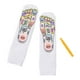 thumbnail image 4 of Calcetines de reflexología para masaje de pies con reflejos para uso diario en salones de belleza. 27cmx9cm, 4 of 9