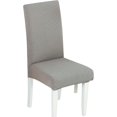 thumbnail image 1 of Dining Room Chair Covers Chair Slipcovers Elastic Stretch Fabric Armless Removable Washable Chair Protector (Light Gray,4 Pack), 1 of 5
