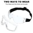 thumbnail image 3 of Uxcell Safety Glasses, Anti-Fog Goggles Protective Scratch Resistant Clear Lens Work Outdoor Eye Protection Transparent, 3 of 7