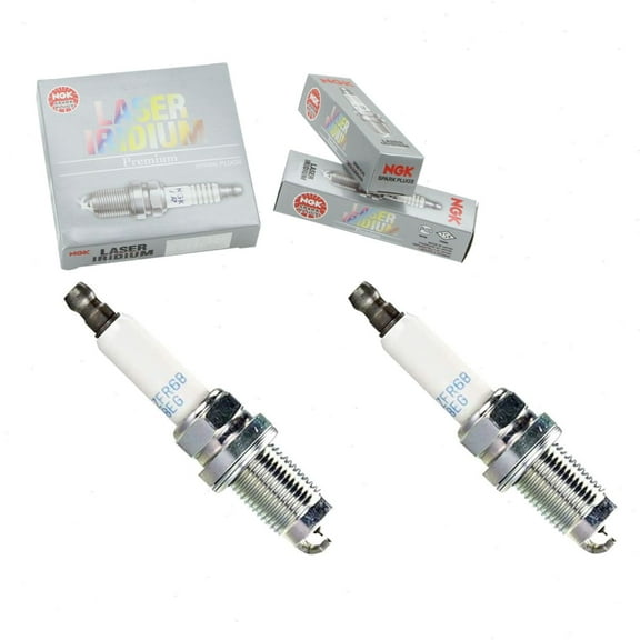 2 pc NGK 96107 Laser Iridium Spark Plugs for Ignition Wire Secondary