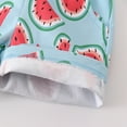 thumbnail image 5 of LIIPEE Boys Girls Casual Shorts Summer Fashion Cartoon Watermelon Printed Stretch Elastic Waist Drawstring Shorts Baby Leisure Daily Shorts,Sky Blue,2-3 Years, 5 of 7