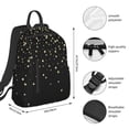 thumbnail image 2 of Balery Star Silver Glitter Mochila ligera para hombre y mujer: duradera e impermeable, ideal para la escuela, el trabajo, viajes y uso diario., 2 of 7
