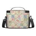 thumbnail image 3 of Lunch Box Pioneer Flower Floral Print Pattern Insulated Lunch Bag for Women Men,Medium Leakproof Lunchbox Cooler Bag Adjustable Strap,10 X 6.7 X 8 Inches, 3 of 6