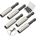 thumbnail image 1 of Soporte de bits magnético TEKPREM de 1/4 de pulgada Juego de 5 Puntas de destornillador con estuche portátil, 1 of 3