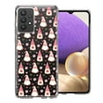 thumbnail image 1 of MUNDAZE Samsung Galaxy A32 Pink Blush Valentines Day Flower Hearts Gnome Characters Cute Double Layer Phone Case Cover, 1 of 3