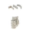 thumbnail image 1 of 1/35 Resina Scenario Accesorio Pared de de Arena y Bolsa con Tambor de Aceite Modelo, 1 of 9