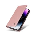 thumbnail image 4 of Funda para iPhone 15 Pro Max Estuche de Cuero PU Tipo Cartera con Ranuras para Tarjetas y Cierre Magnético, 4 of 5