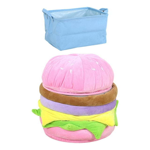 GROWTH TANK Shoe Changing Stool Compact Lightweight Ottoman for Doorway Bedroom Entryway Pink