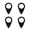 Black, variant on LOOKSEVEN 4 Pcs Vintage Knob Position Indicator for Gibson Epi Les Paul SG 3 Colors-Black