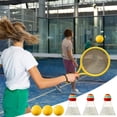 thumbnail image 1 of Clearance! JMYHOAM Children Badminton Racket Set Double Tennis Rackets Parent Child Interactive Indoor Outdoor Elementary School Students Sports Toy Gift, 1 of 8