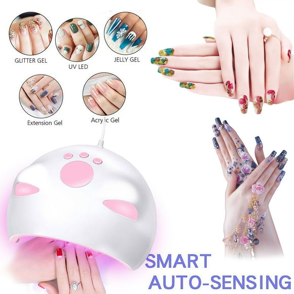 50% Off Clear Naittoop New 60W Nail Light Light High Power Mini Nail Phototherapy Machine