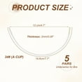 thumbnail image 2 of Uxcell 5 Pairs Stainless Steel Underwires for Bra, 7.7 Inch Underwires for Bras Replacement Bra Wires Repair Parts Sewing Supplies Regular Wire Size for A Cup Support, Silver, 2 of 6