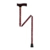Drive Medical White Dot Lightweight Adjustable Folding Cane