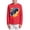 Red-1PQJ7, variant on RFQWOVSR Boys' Long Sleeve T-Shirt with Racing Print for Casual Fall Wear