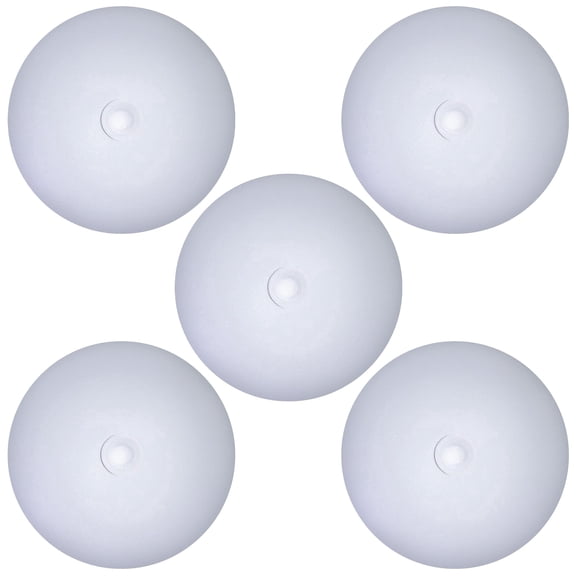 Command Electronics 12V LED Low Profile Surface Mount Ceiling Light with ON/Off Switch - OEM RV Camper Truck and Trailer Light - Made in USA - 4.5" Diameter - Hardware & Connectors Included | 5 Pack