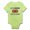 Kiwi, variant on CafePress - Born American, British By Hea Infant Creeper - Baby Light Bodysuit, Size Newborn - 24 Months