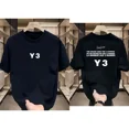 thumbnail image 1 of Nouveau T-shirt à Manches Courtes en Coton Imprimé Lettre Col Rond Coton Respirant Mode Décontractée Couple Y3 Manches Courtes Haut 1 TTG, 1 of 5