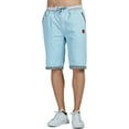 thumbnail image 6 of Men's Shorts Casual Classic Fit Drawstring Summer Beach Shorts with Elastic Waist and Pockets, 6 of 8