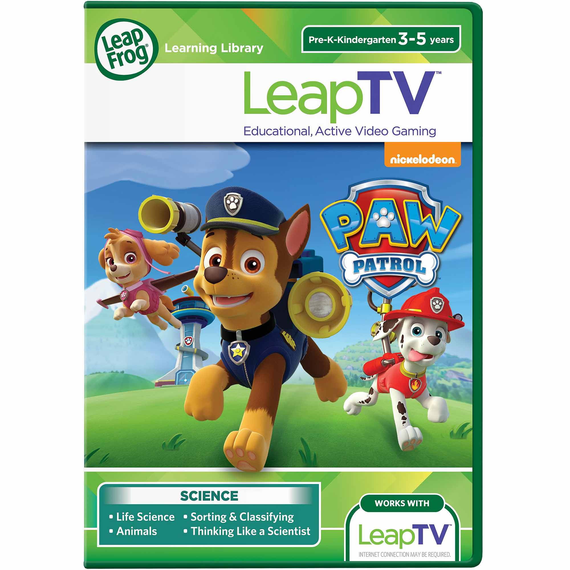 Allergisk Persuasion Optimal LeapFrog LeapTV PAW Patrol: Storm Rescuers Educational, Active Video Game –  Walmart Inventory Checker – BrickSeek