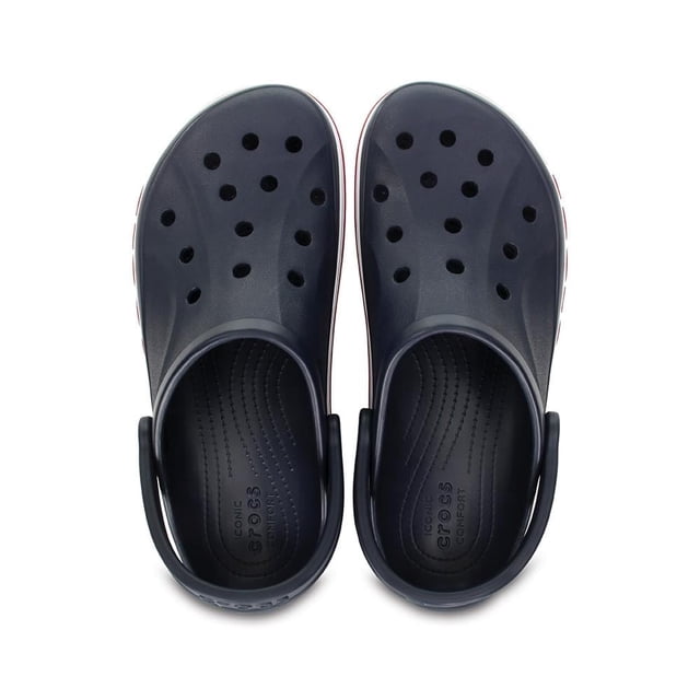 Bayaband Clog Crocs Unisex Talla 26 Marino/Rojo