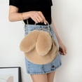 thumbnail image 4 of karymi Plushs Rabbits Bag Women Crossbody Tote Hair Bag Rabbits Ears Clip Mouth Bag Clip Bags Tailgating Women Gifts, 4 of 6