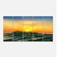 thumbnail image 2 of Bright Sunlight and Glowing Waves - Beach Photo Canvas Print, 2 of 3