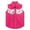 Hot Pink-2, variant on Girls Western Shirt Sleeveless Button down Fringe Shirt White Cowgirl Shirt Cowgirl Outfits for Girls Size 5-14 Years