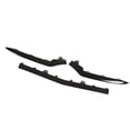 thumbnail image 2 of Front Bumper Molding Trim,  Car Front Body Kit Gloss Black Precise Fit UV Protection  For Cars, 2 of 8
