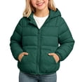 thumbnail image 2 of FAIWAD Boys Girls Winter Coat Puffer Hooded Jacket Zip up Quilted Outerwear for School Outdoor, 2 of 7