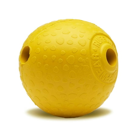 - - Huckama, Dandelion Yellow, SHARE MORE FUN: The Huckama's unique shape is fun to throw and bounces erratically, creating a more engaging.., By RUFFWEAR