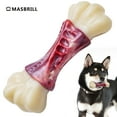 thumbnail image 6 of MASBRILL Large Dog Toys for Aggressive Chewers, Dog Toys for Large Dogs, Tough Dog Bone Chew Toys for Medium/ Large Dogs, Toothbrush Dog Toys for Aggressive Chewers Large Breed, 6 of 7