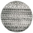 thumbnail image 3 of SAFAVIEH Adirondack Emil Abstract Area Rug, Ivory/Charcoal, 6' x 6' Round, 3 of 7