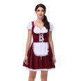thumbnail image 3 of Dpytoraw Women Octoberfest Dirndl Dress Traditional German Festival Performance Clothes, 3 of 3