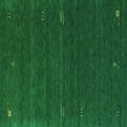 thumbnail image 1 of Ahgly Company Indoor Square Abstract Turquoise Blue Contemporary Area Rugs, 8' Square, 1 of 4