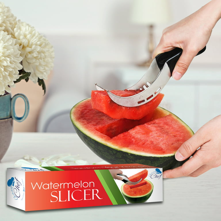Suuker Watermelon Cutter Slicer, Stainless Steel Watermelon Cube Cutter,  Watermelon Cutter Slicer Tool, Watermelon Knife, Fruit Cutter for Kitchen