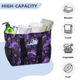 thumbnail image 5 of Large Capacity Handheld Storage Bag, Thickened Travel Organizer Bag for Picnic, Luggage & Clothing Purple Qi Skeleton, 5 of 7