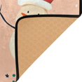 thumbnail image 3 of Yayeee Area Rugs for Living Room 5.2'x4' Non Slip Washable Bedroom Floor Carpet, Beige Christmas Snowman, 3 of 5