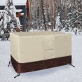 thumbnail image 5 of 420D Rectangular Patio Table Cover Heavy Duty Waterproof Outdoor Square Sofa Chair Furniture Covers Large Beige & Brown, 5 of 7