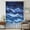 Blue, variant on Navy Blue Ombre Sheer Curtains 84 Inches Long, Modern Moire Abstract Art Luxury Light Filering Curtains, Breathable Simi Curtain Privacy Drapes for Living Room Bedroom Lightweight Window Treatment