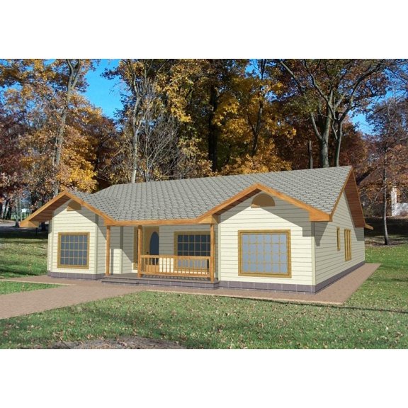 001-3030: Craftsman Northwest 3 Bed, 2 Bath Luxury Home Plan, 1568 Sq Ft: Full Blueprints with License to Build by Home Plan Marketplace - Lesuto