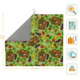 thumbnail image 3 of Honeii Carrot Eggplant for Dish Drying Mat for Kitchen Counter, Non-slip Rubber Backed, Hide Stain Kitchen Super Absorbent Draining Mat, Dish Rack Pad, 3 of 8