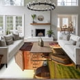 thumbnail image 3 of 8x10 Area Rugs for Living Room, Farm Pig Non Slip Area Rugs for Kitchen Bedroom Entryway, Farmhouse Barn Funny Animals Butterfly Washable Carpet Runner Rug Floor Mats for Bedroom Home Decor, 3 of 8
