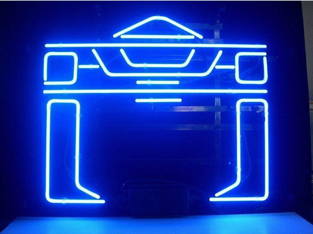 New TRON Beer Bar Man Cave Neon Light Sign 17"x8" Artwork Real Glass 